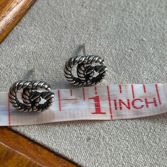 Gucci GG logo stud earrings - Picture 4 of 4